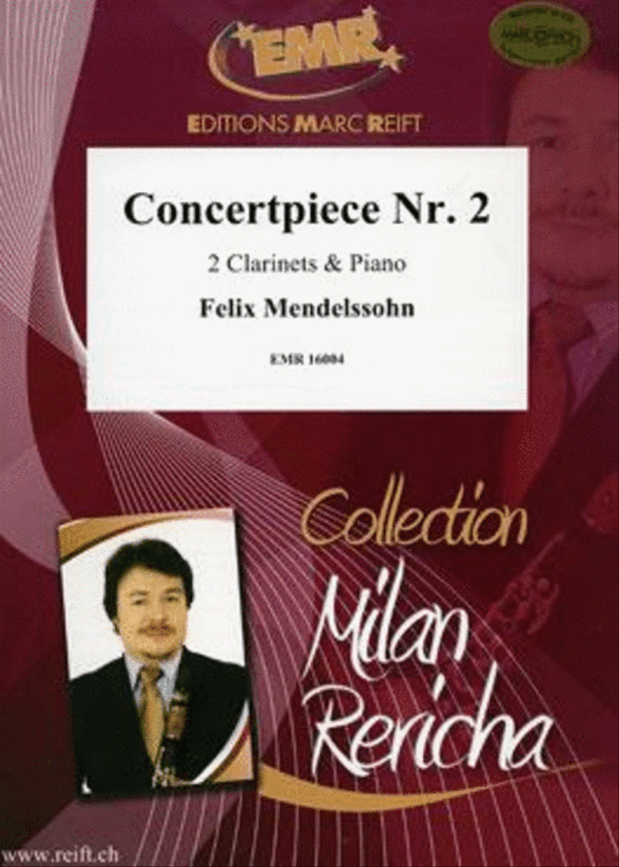 Concertpiece No. 2 Clarinet Duet scores gallery preview page 1