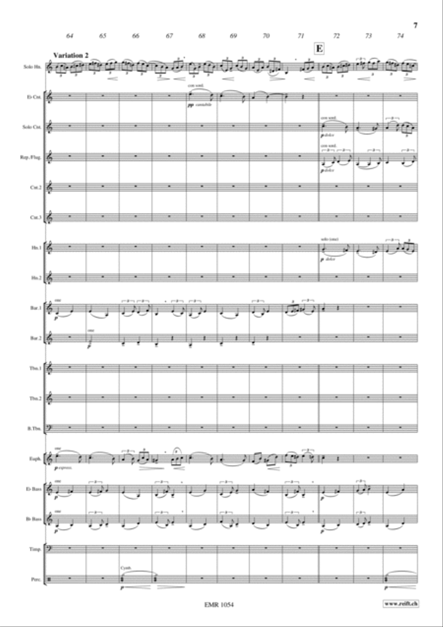 Nordlicht Variationen Brass Band scores gallery preview page 8
