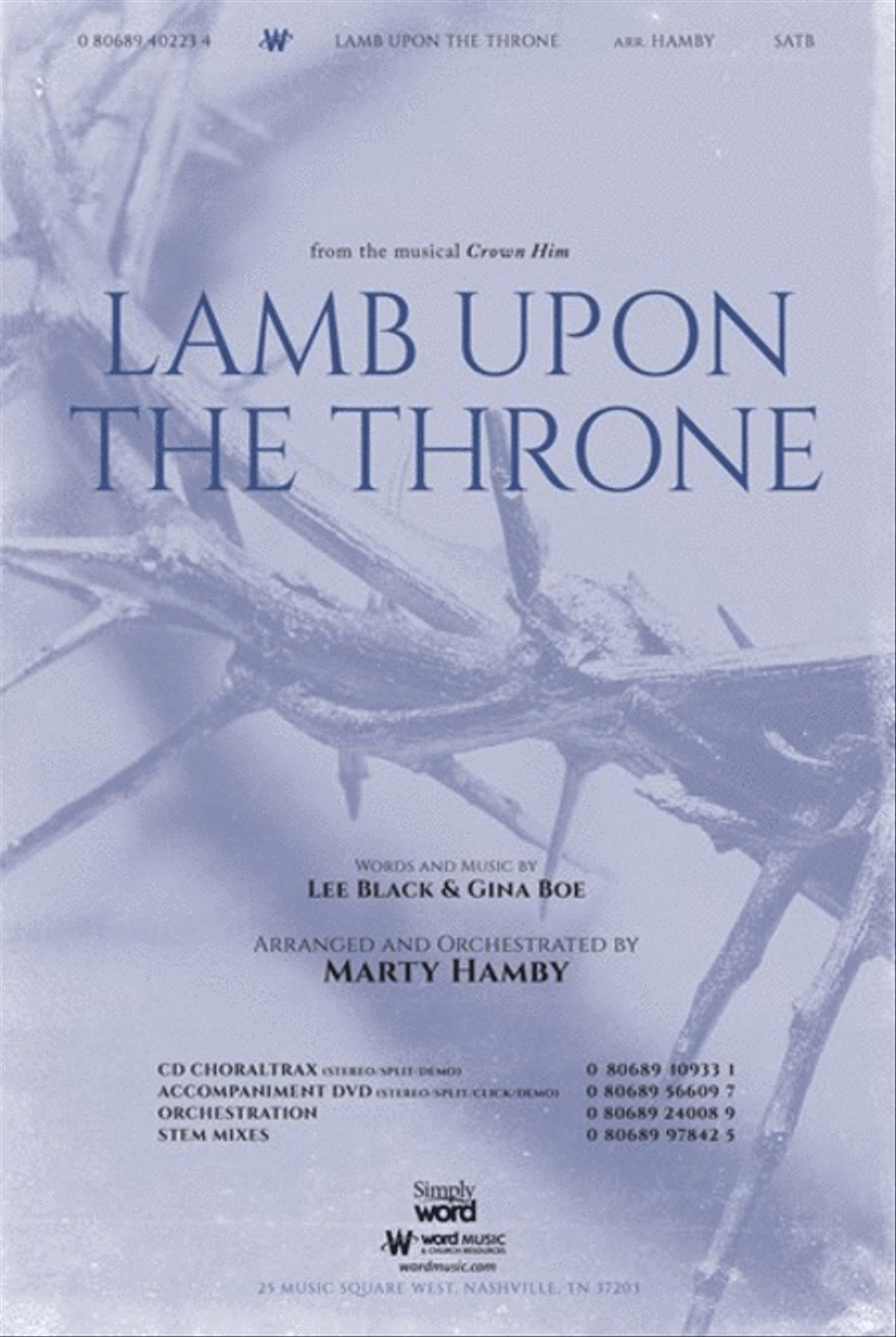 Lamb upon the Throne - Stem Mixes Choir scores gallery preview page 1