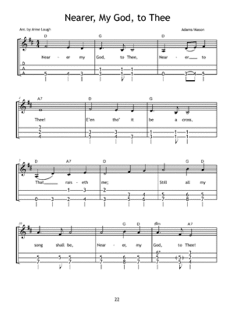 Old-Time Hymns & Gospel Favorites for Mountain Dulcimer Mountain Dulcimer scores gallery preview page 2