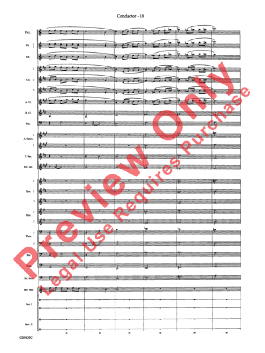 A Charlie Brown Christmas Concert Band scores gallery preview page 13