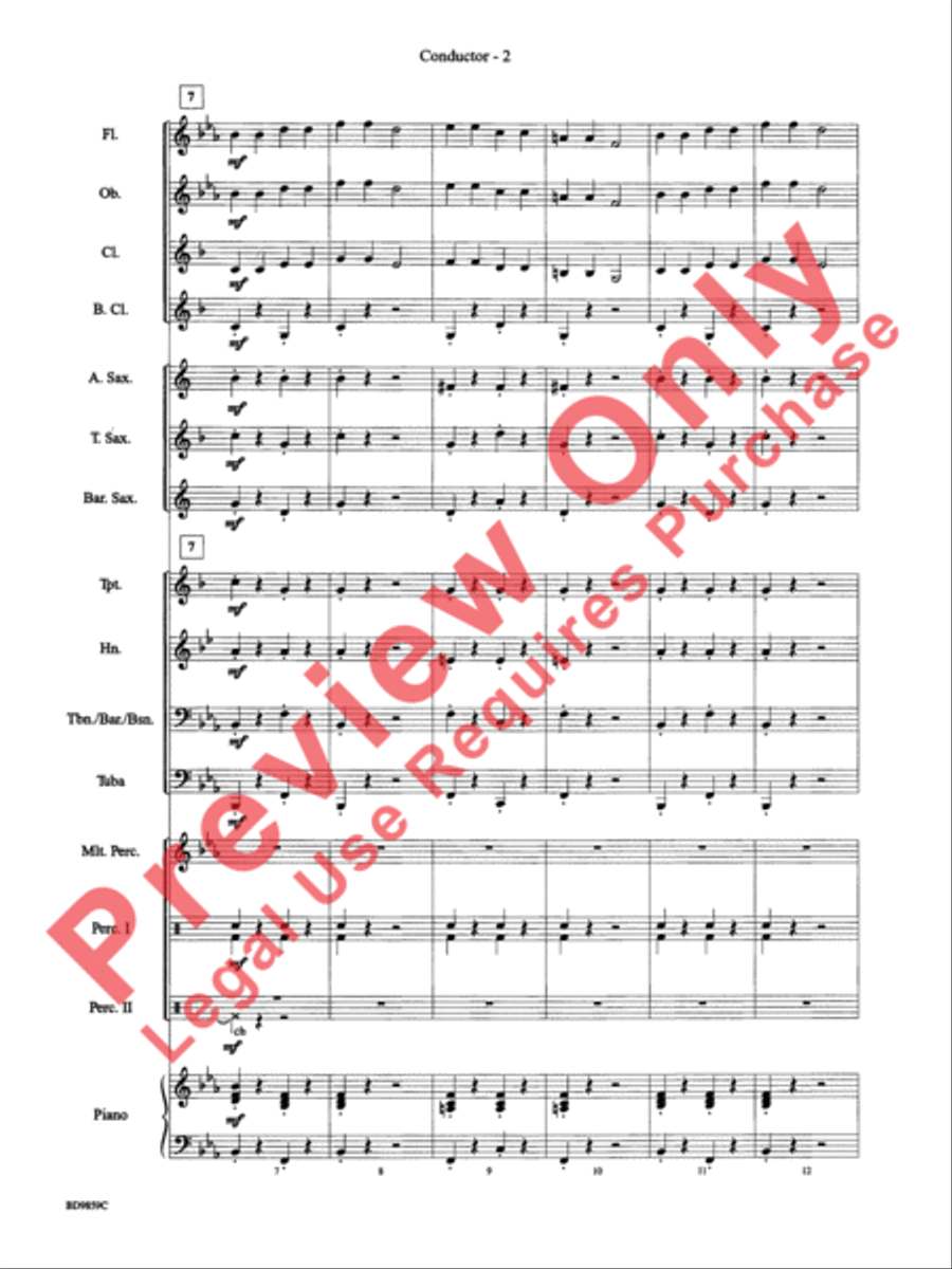 Classic Bits & Pieces (based on Favorite Classic Themes) Concert Band scores gallery preview page 4
