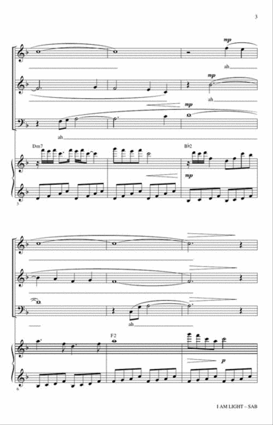 I Am Light I Am Light 3-Part scores gallery preview page 5
