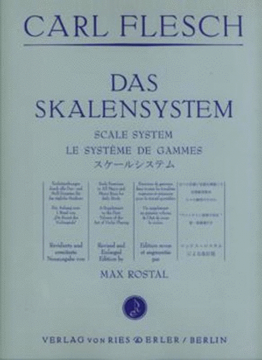 Flesch - Scale System Violin