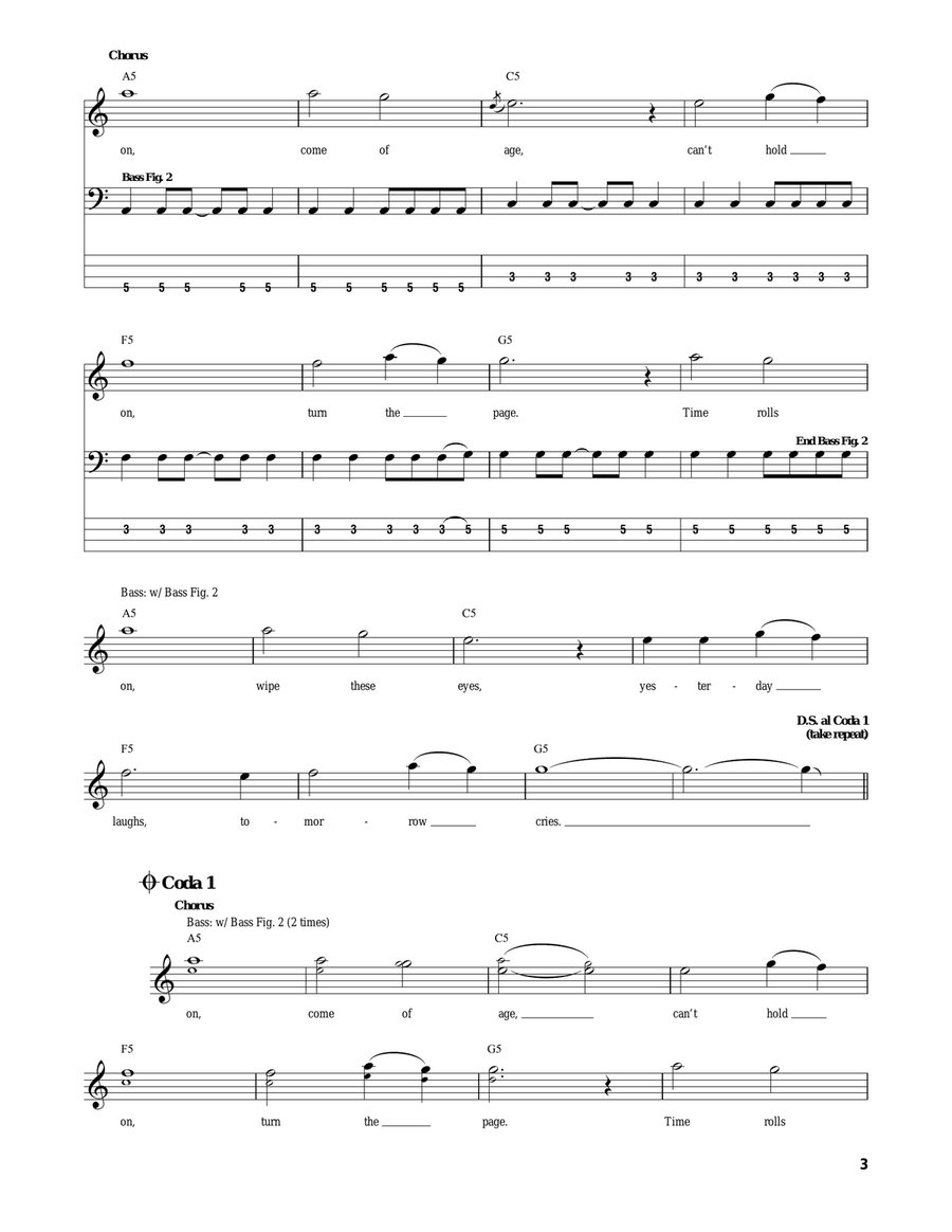 Can't Repeat Acoustic Guitar scores gallery preview page 3