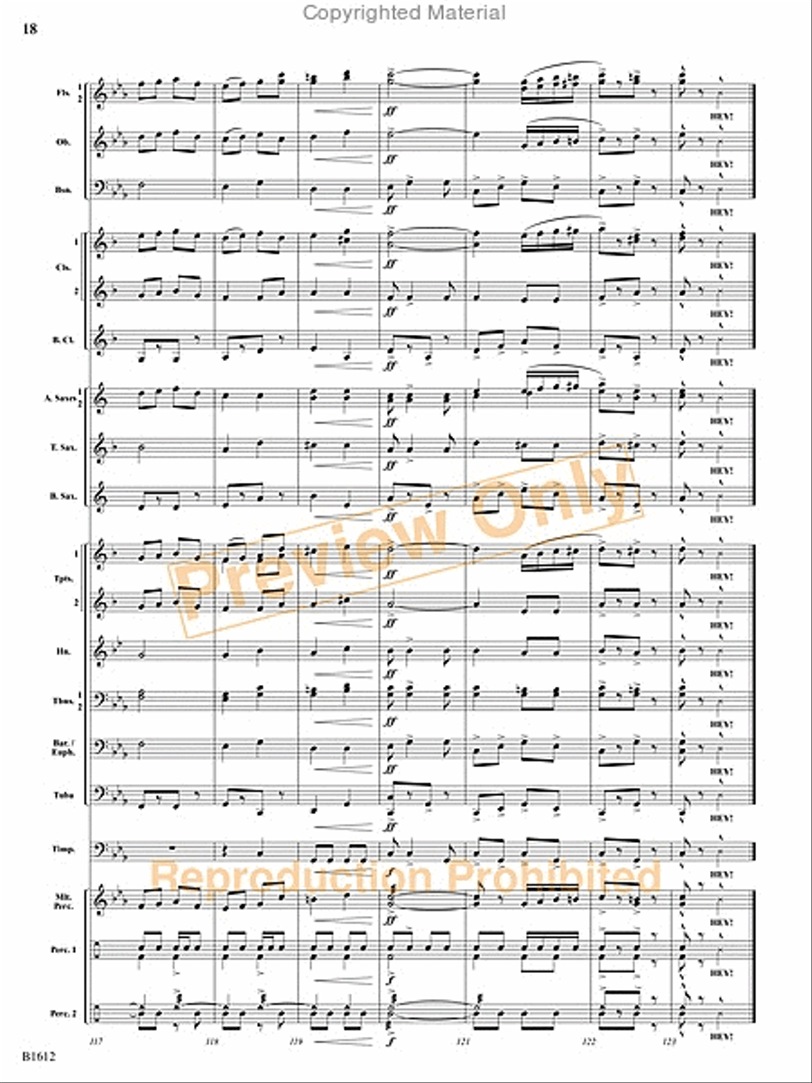 Hopak! Concert Band scores gallery preview page 19