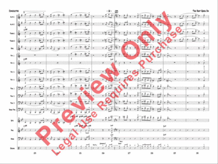 The Beat Goes On The Beat Goes On Jazz Ensemble scores gallery preview page 19