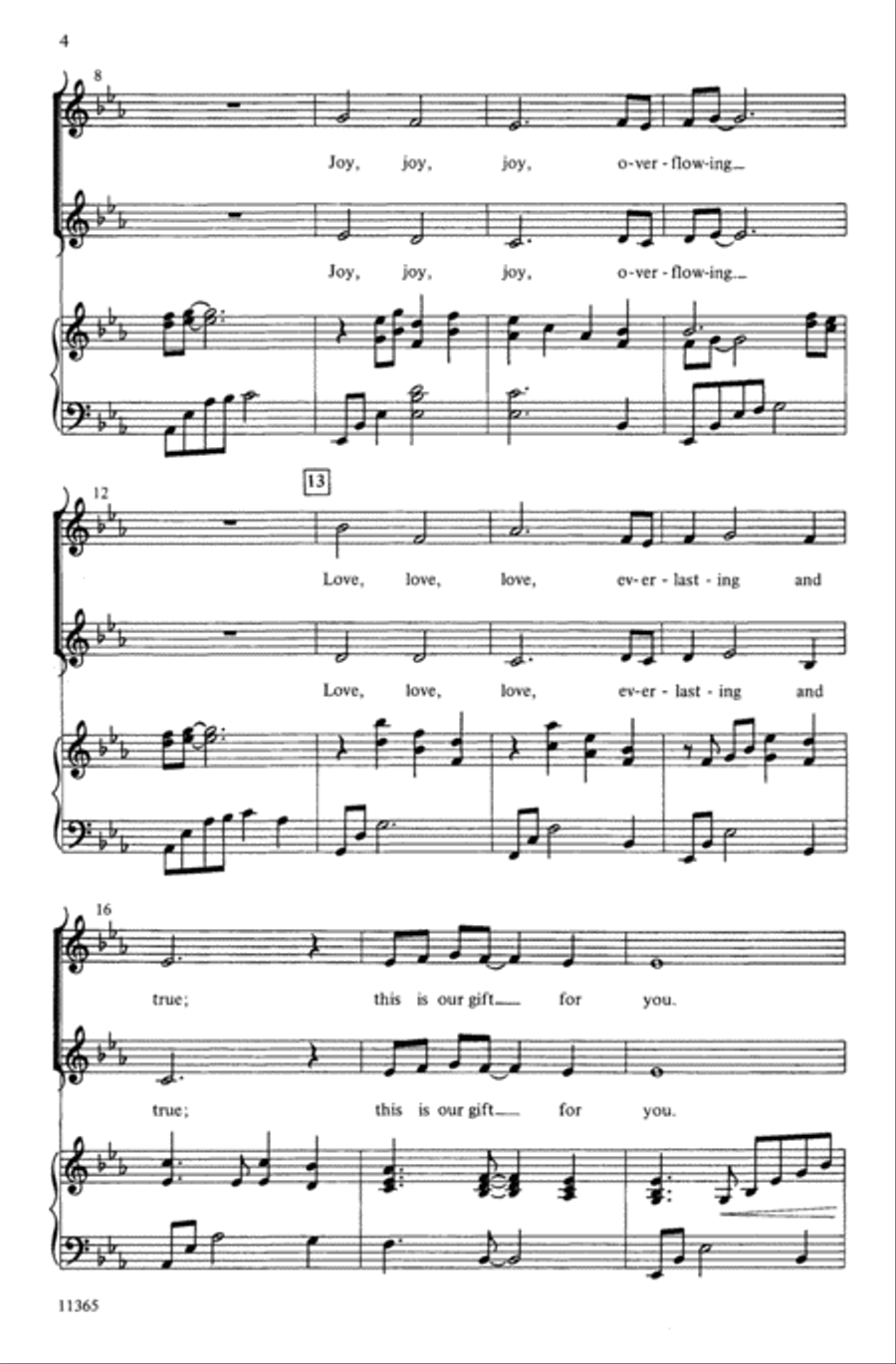 Our Gift for You Our Gift for You Choir scores gallery preview page 2