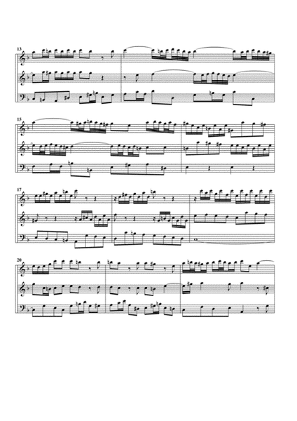 Trio BWV Anh 46 (arrangement for 3 recorders)