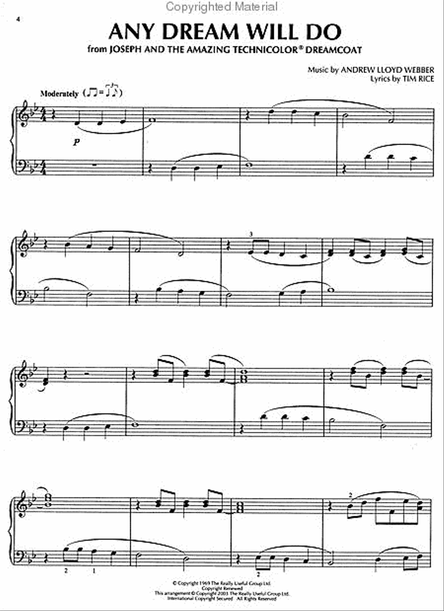Broadway Piano Solos Piano Solo scores gallery preview page 2