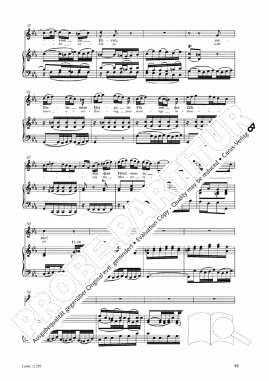 Johann Sebastian Bachs Johannes-Passion fur Kinder und Jugendliche STB scores gallery preview page 50