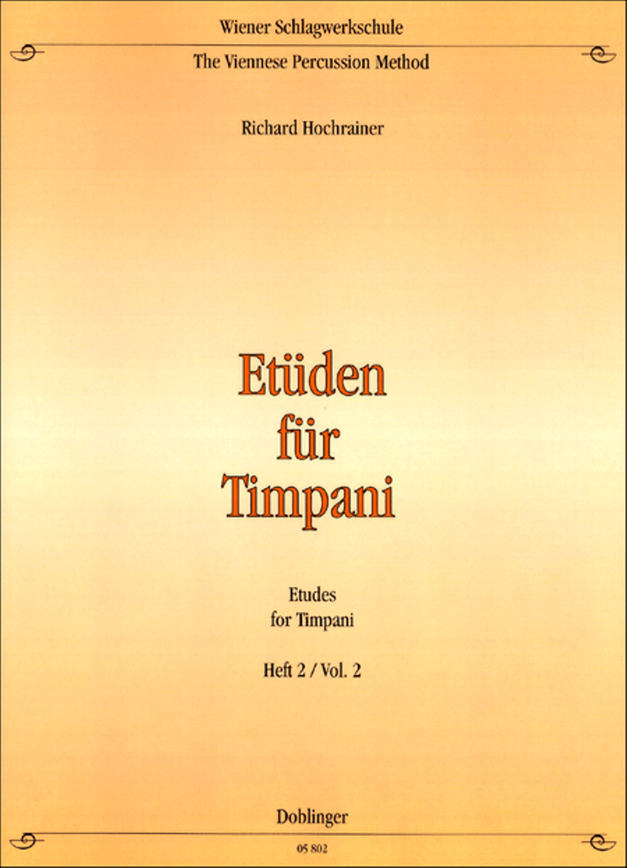 Etuden fur Timpani Band 2 Percussion scores gallery preview page 1