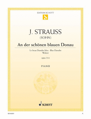 Book cover for Blue Danube Waltz, Op. 314