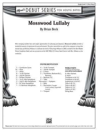 Mosswood Lullaby: Score