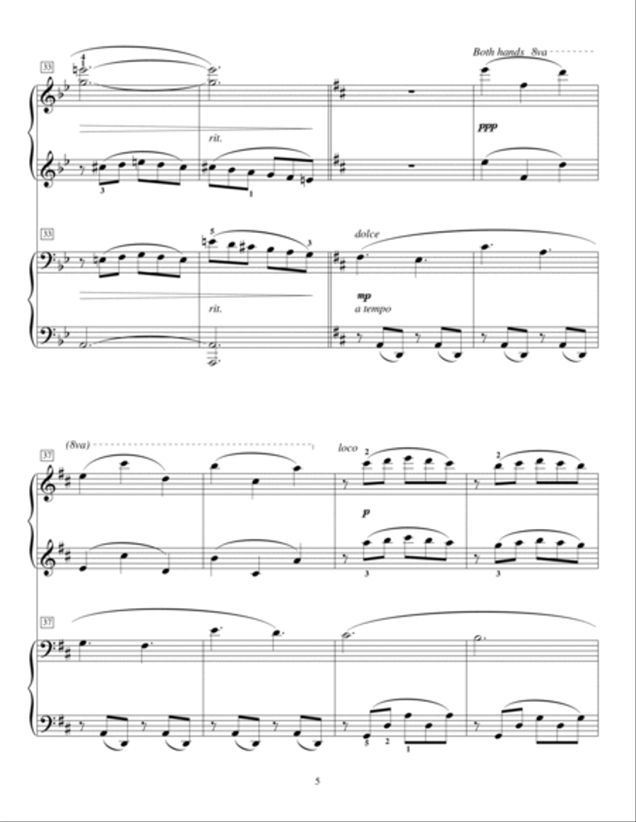 Yearning (Piano Duet) Yearning (Piano Duet) Piano Method scores gallery preview page 5