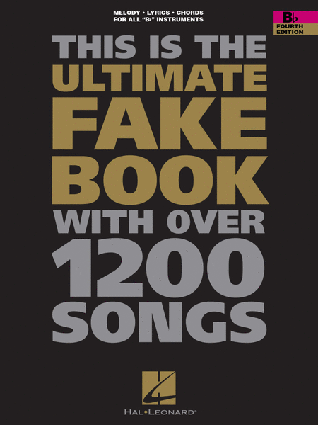 The Ultimate Fake Book - Third Edition (Bb version)