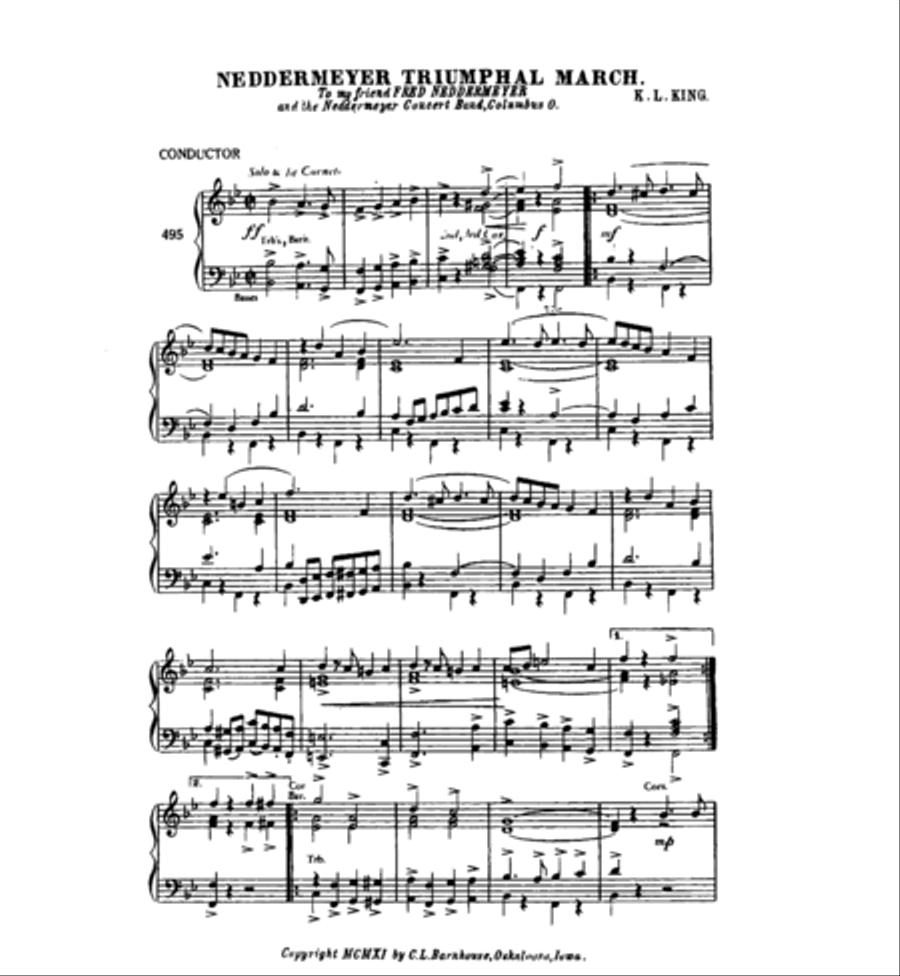 Neddermeyer Triumphal Set of Parts scores gallery preview page 2