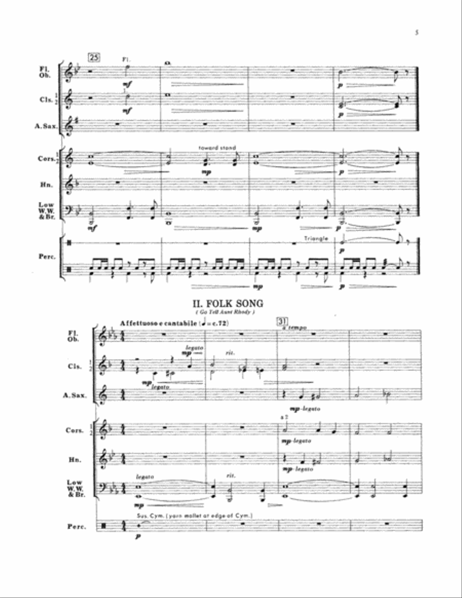 Americana Suite - Full Score Concert Band scores gallery preview page 4