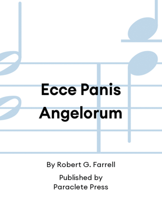 Book cover for Ecce Panis Angelorum
