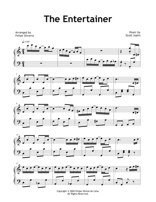 Book cover for The Entertainer (Easy Intermediate Piano)