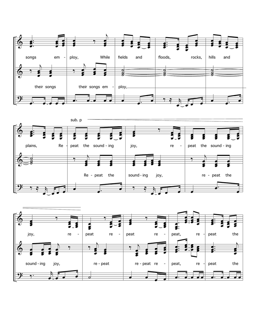 Joy To The World Joy To The World 4-Part scores gallery preview page 3