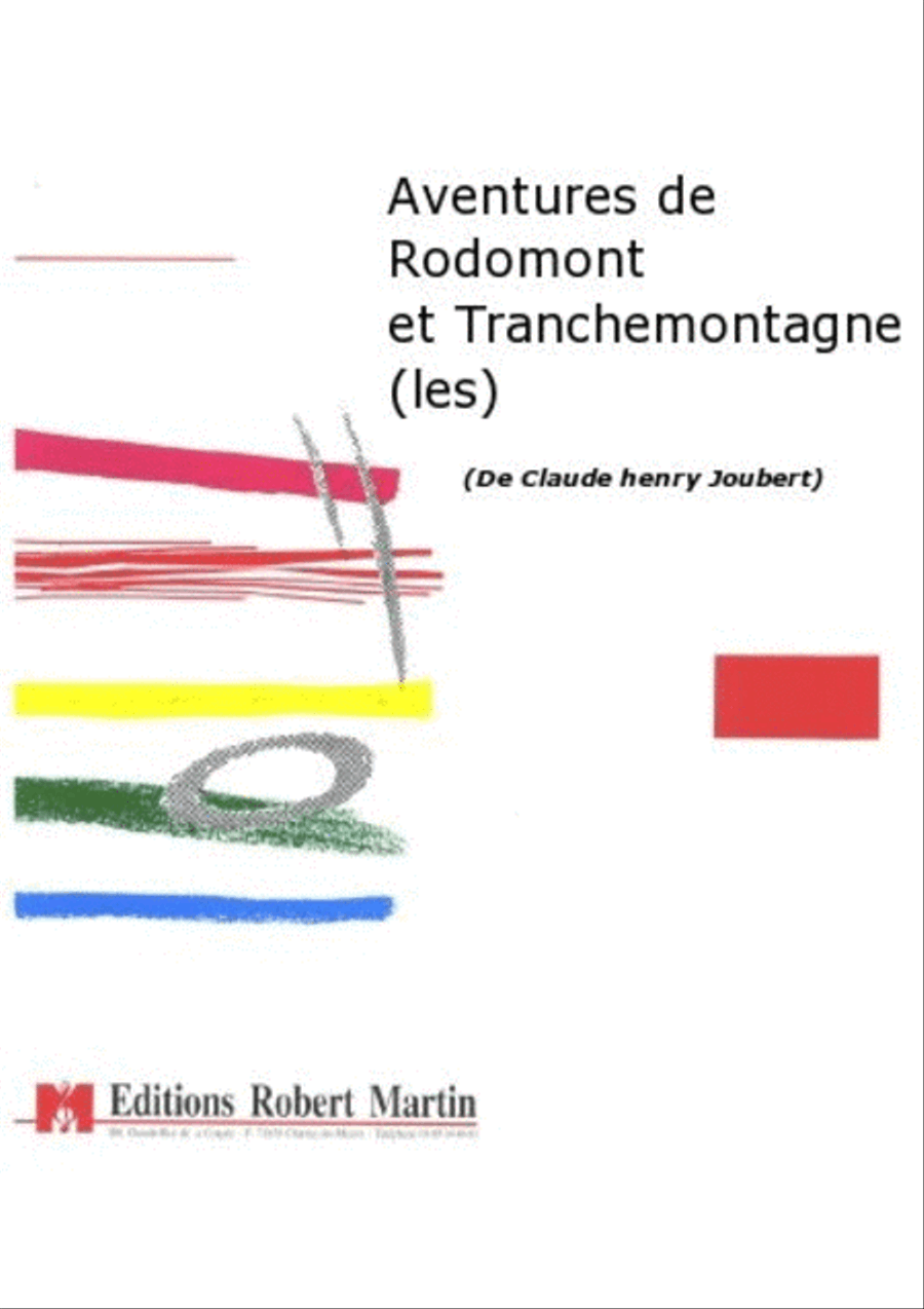 Les Aventures de Rodomont et Tranchemontagne Score scores gallery preview page 1