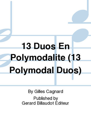 13 Duos En Polymodalite