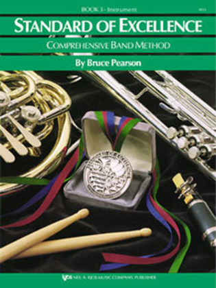 Book cover for Standard of Excellence Book 3, Alto Sax