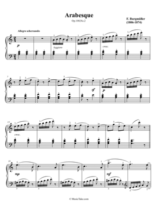 Burgmuller Arabesque Op.100 No.2
