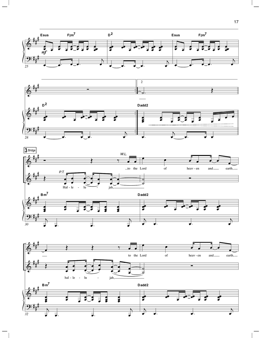 God Of Wonders Voice scores gallery preview page 4