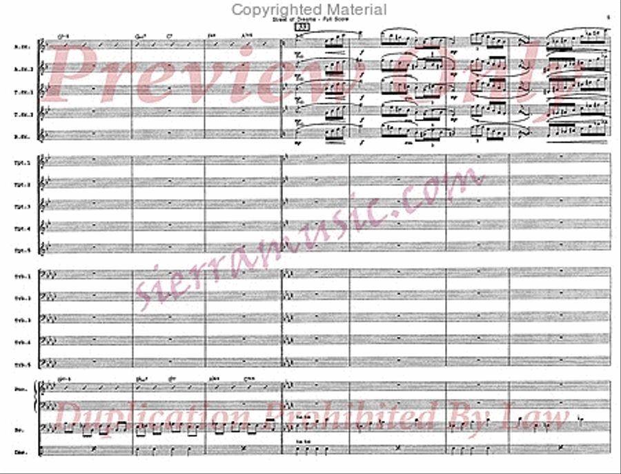 Street Of Dreams Street Of Dreams Jazz Ensemble scores gallery preview page 6