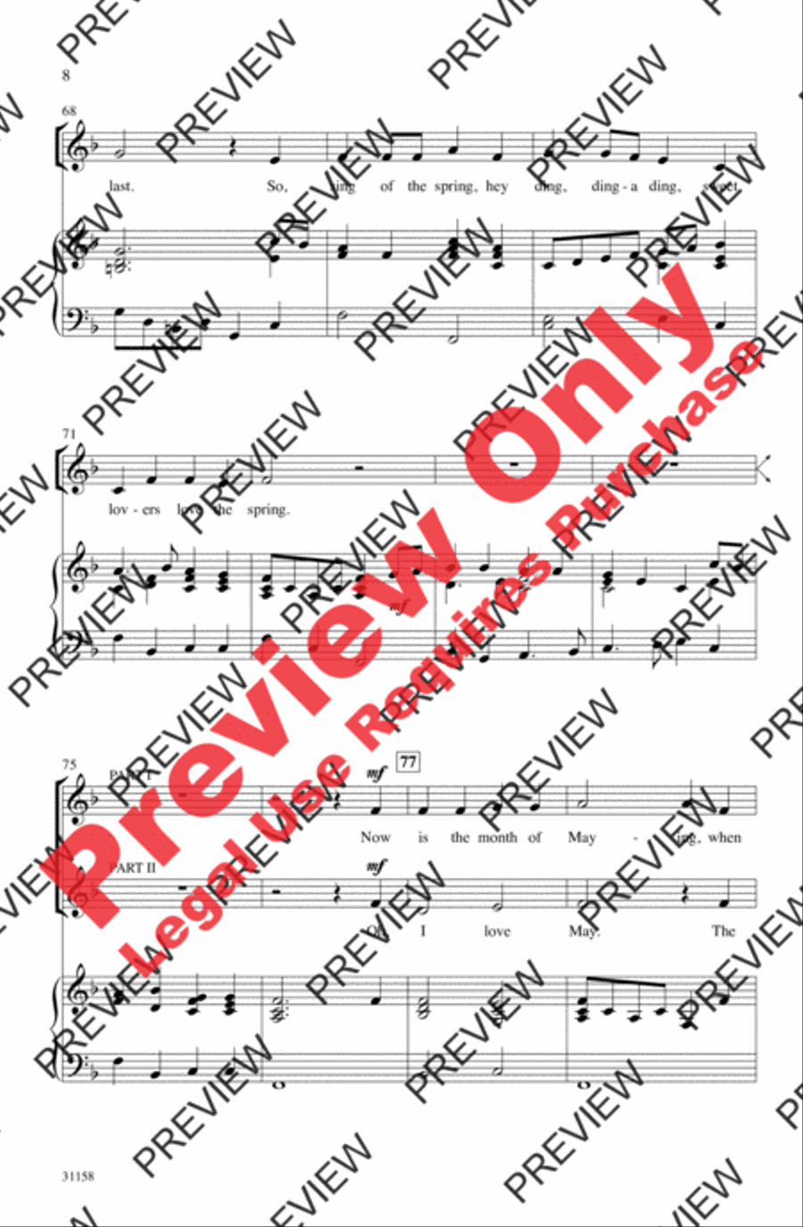 Sing of the Spring 2-Part scores gallery preview page 8