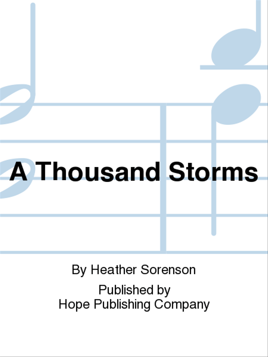 A Thousand Storms 4-Part scores gallery preview page 1