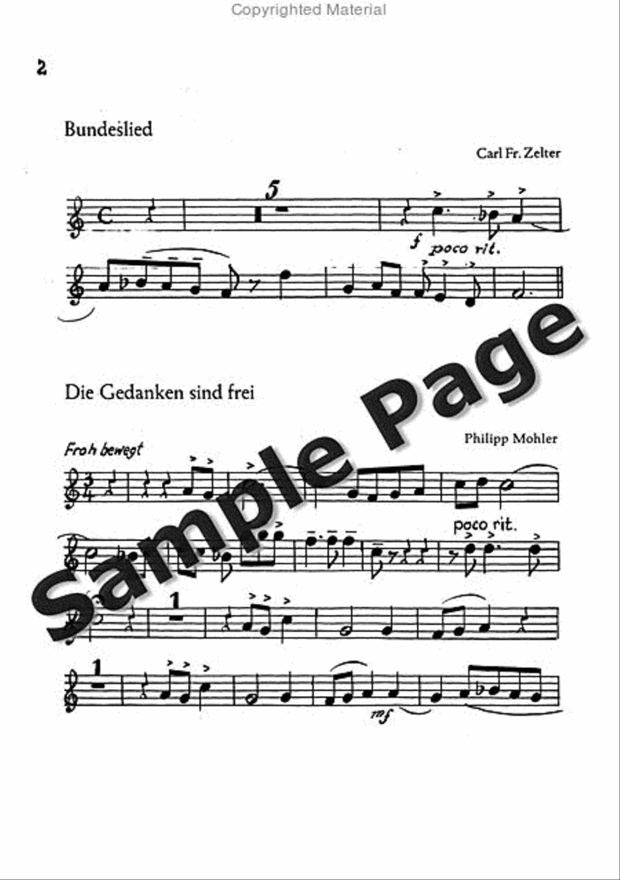 Mohler Ph Festliche Liedkantate Op37(dsb TTBB scores gallery preview page 3