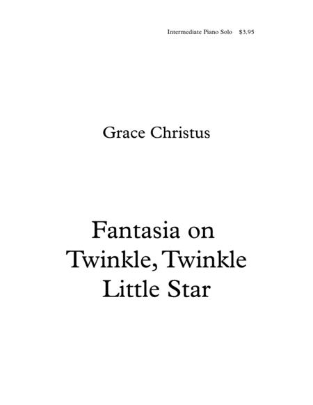 Fantasia on Twinkle, Twinkle Little Star image number null