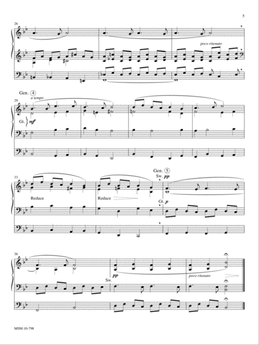 Choral Classics Arranged for Organ Choir scores gallery preview page 5