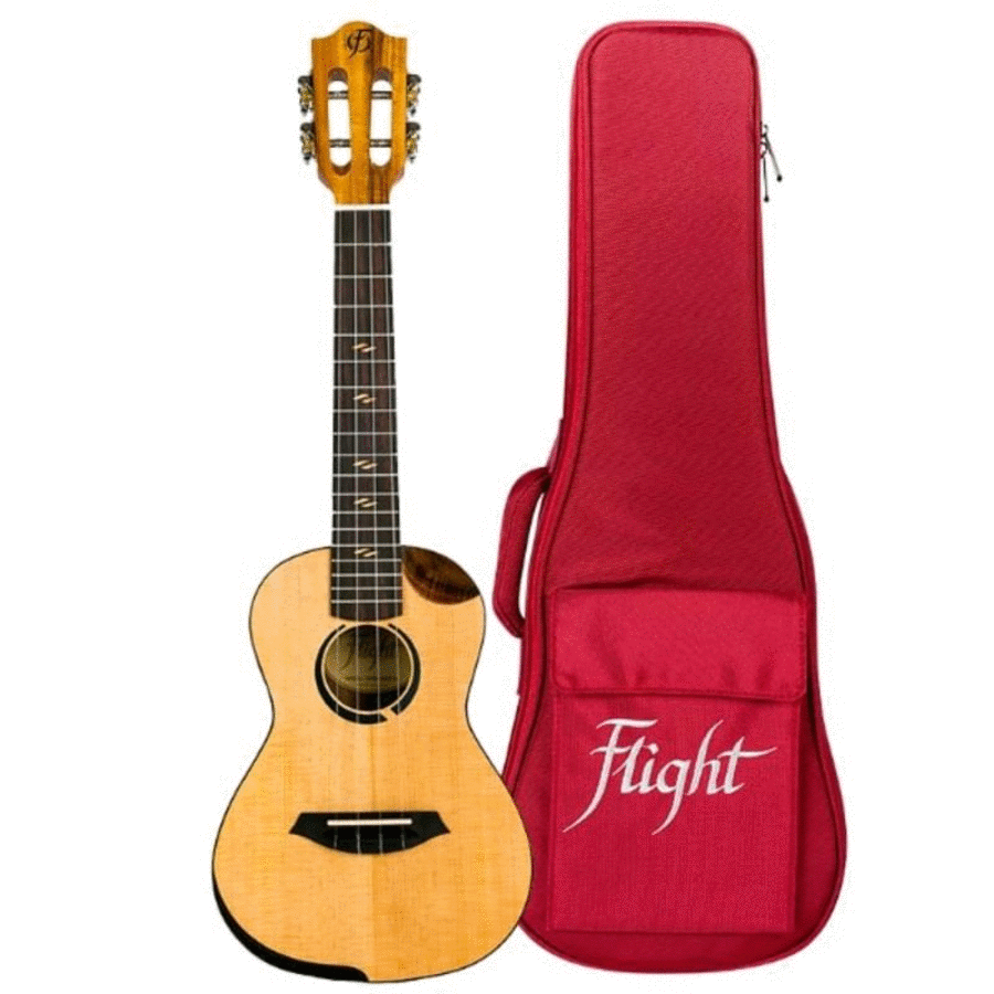 Flight Victoria Tenor Eq A Ukulele With Bag Ukulele Sheet