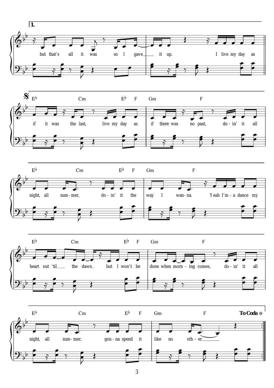 Lush Life Easy Piano scores gallery preview page 3