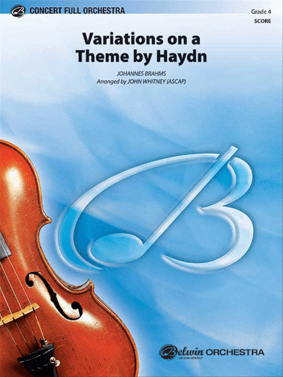 Variations on a Theme by Haydn Full Orchestra scores gallery preview page 1