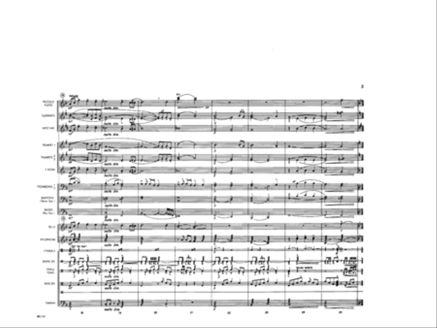 Amazing Grace Marching Band scores gallery preview page 4