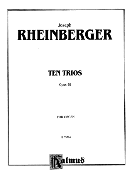 Ten Trios, Op. 49