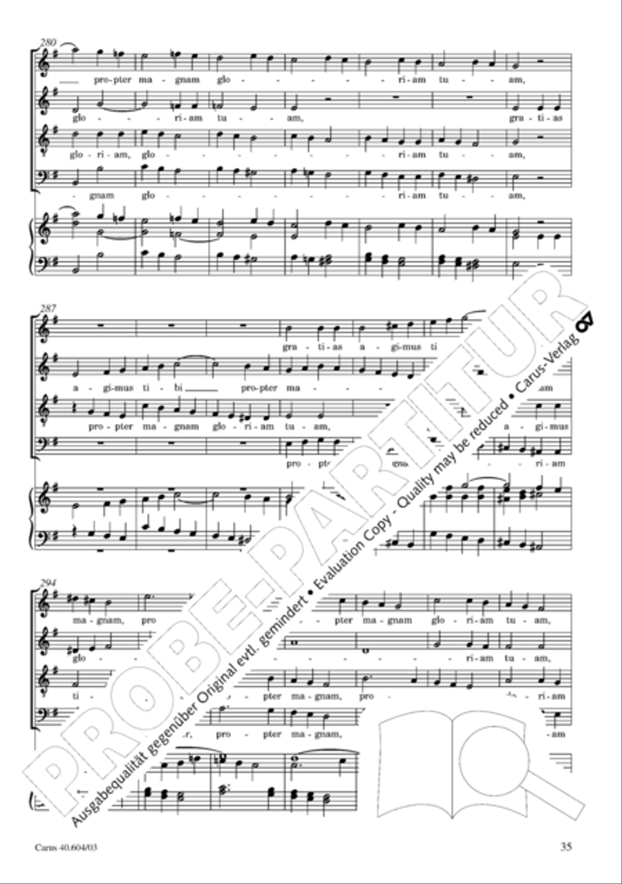 Grosse Mariazeller Messe in C 4-Part scores gallery preview page 44