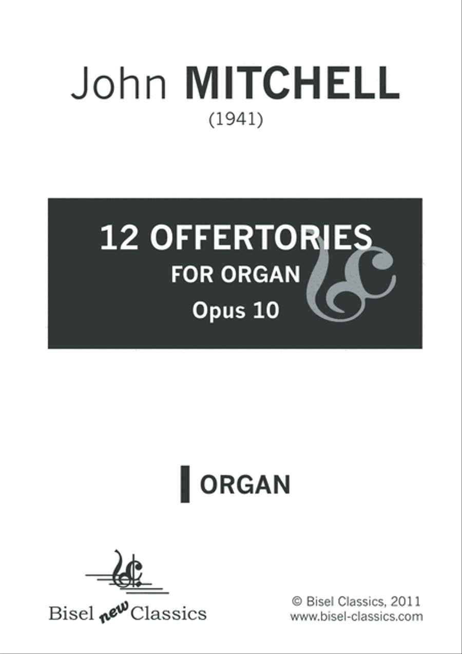12 Offertories for Organ, Opus 10 Organ scores gallery preview page 3
