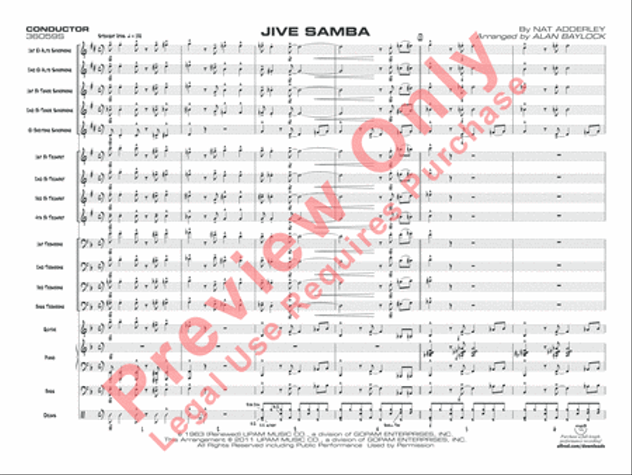 Jive Samba Jazz Ensemble scores gallery preview page 4