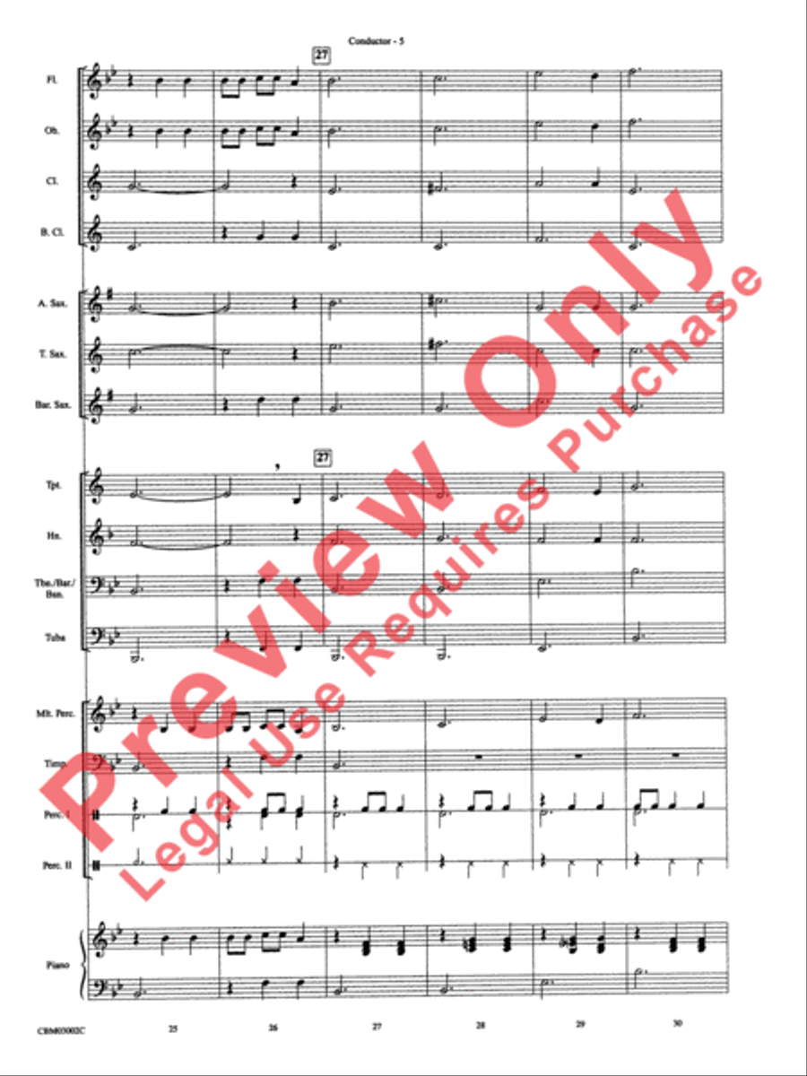 Fawkes the Phoenix (from Harry Potter and the Chamber of Secrets) Concert Band scores gallery preview page 8
