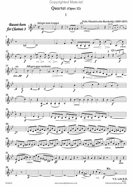 Quartet, Op. 12 image number null