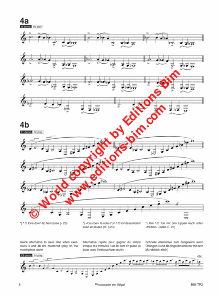 James shop stamp trumpet