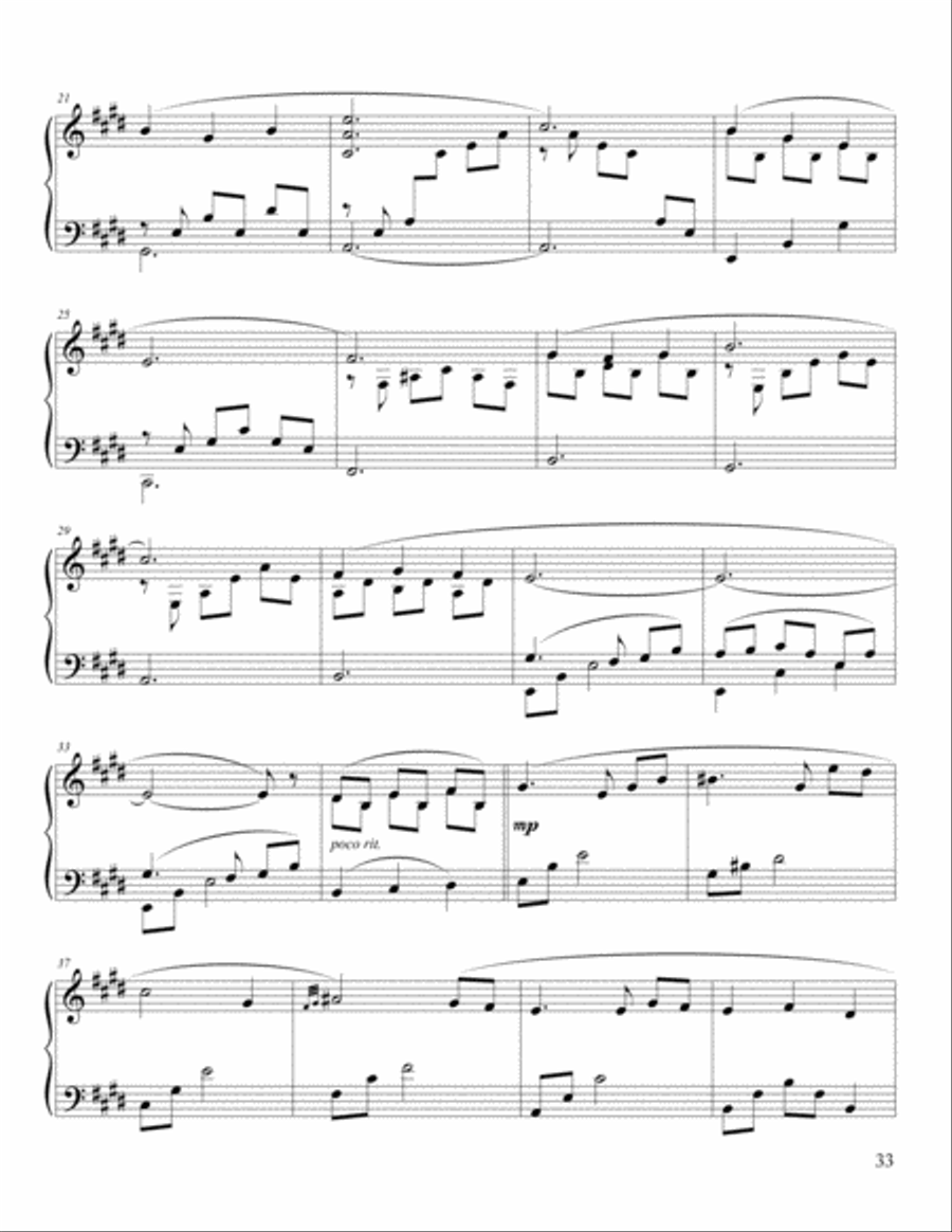 Morning Has Broken Piano Solo scores gallery preview page 2