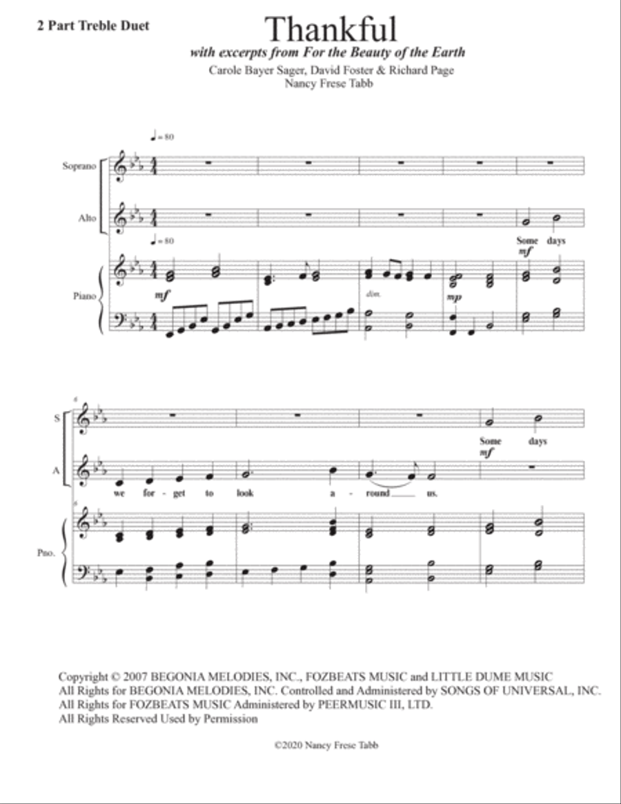 Thankful Alto Voice scores gallery preview page 2