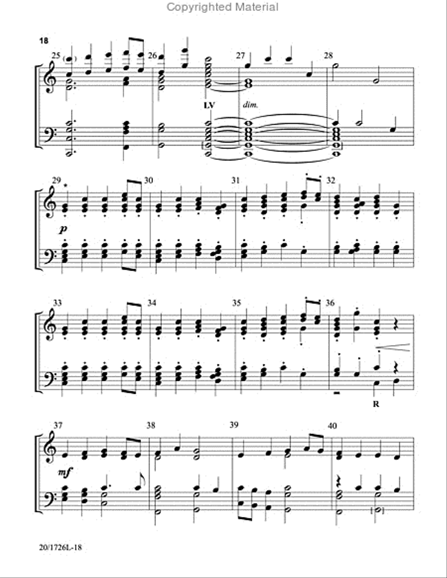 I Heard the Bells of Christmas 5-Octaves scores gallery preview page 10